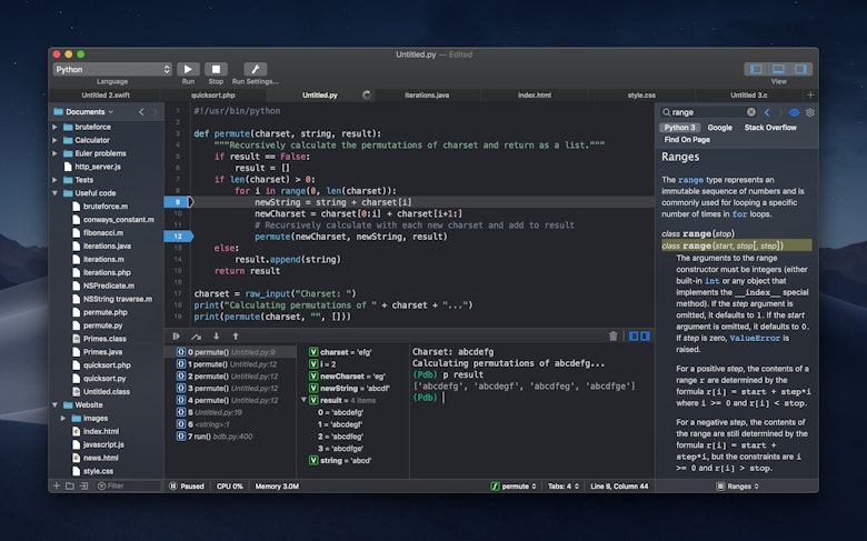 CodeRunner on Setapp  Beautiful, lightweight code editor for Mac