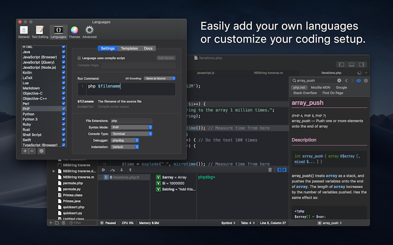 CodeRunner on Setapp | Beautiful, lightweight code editor for Mac