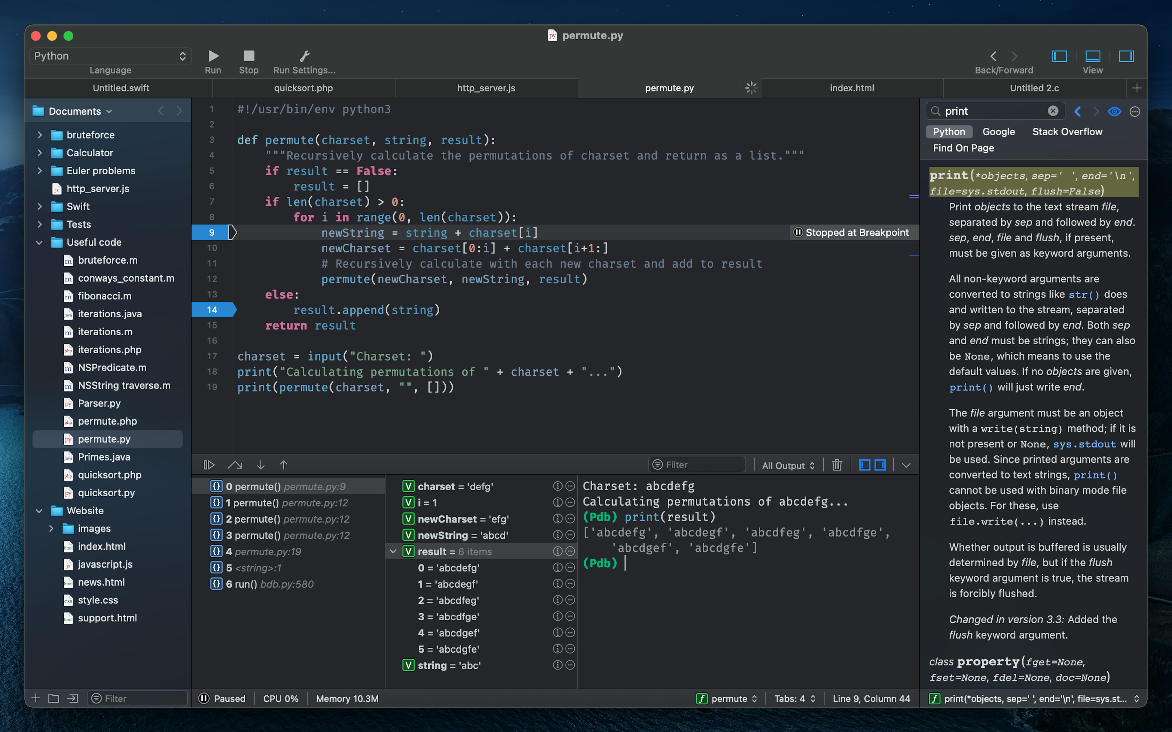 CodeRunner on Setapp | Beautiful, lightweight code editor for Mac
