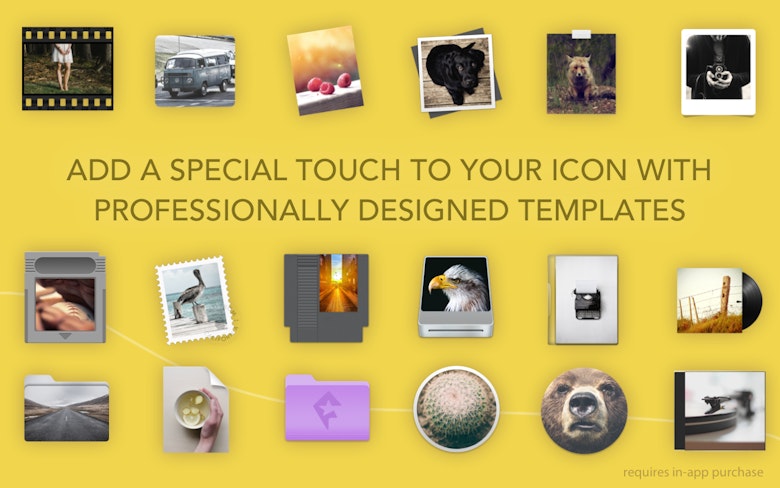 Add a special touch to your icon with professionally designed templates