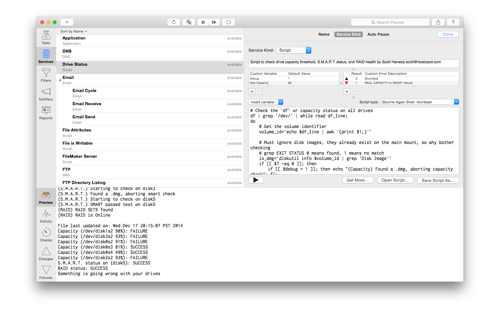 Simon Screenshot Reports