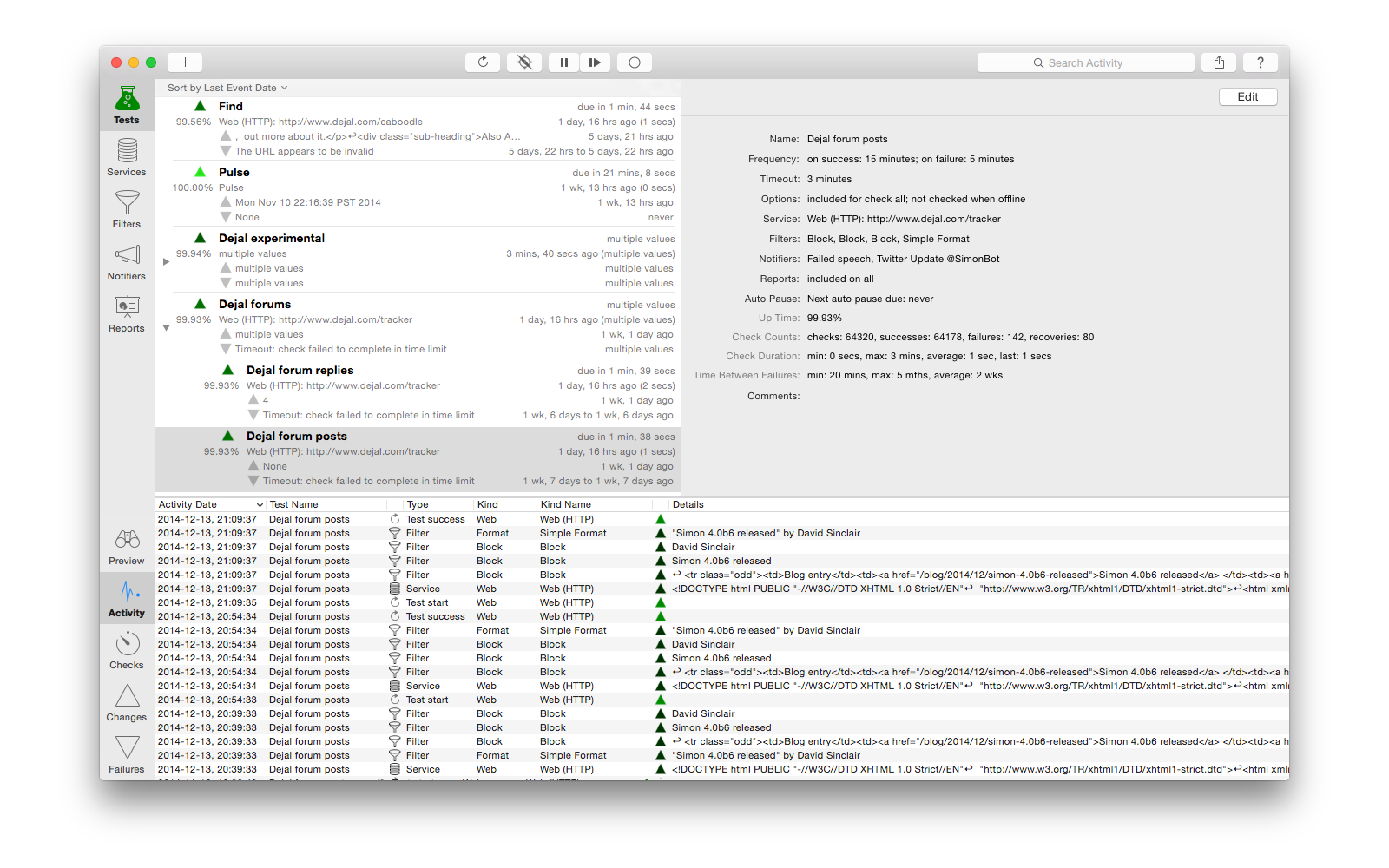 Simon Screenshot Filters