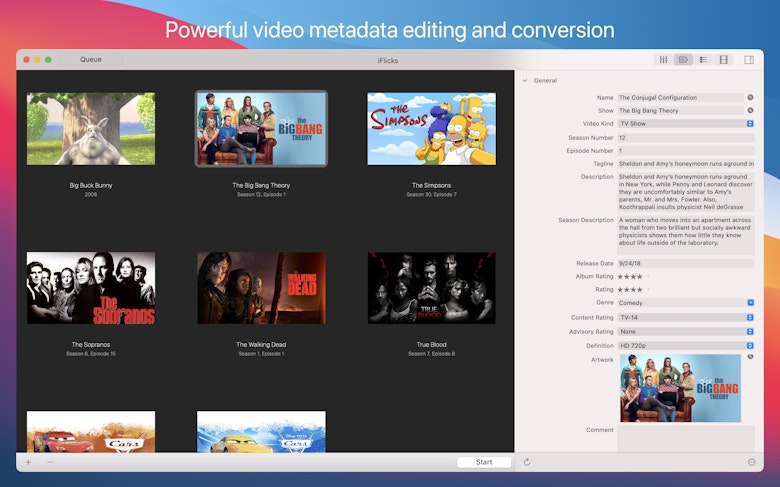 Powerful video metadata editing and conversion