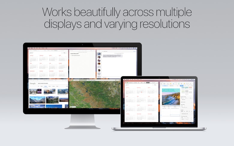 Works beautifully across multiple displays and varying resolutions