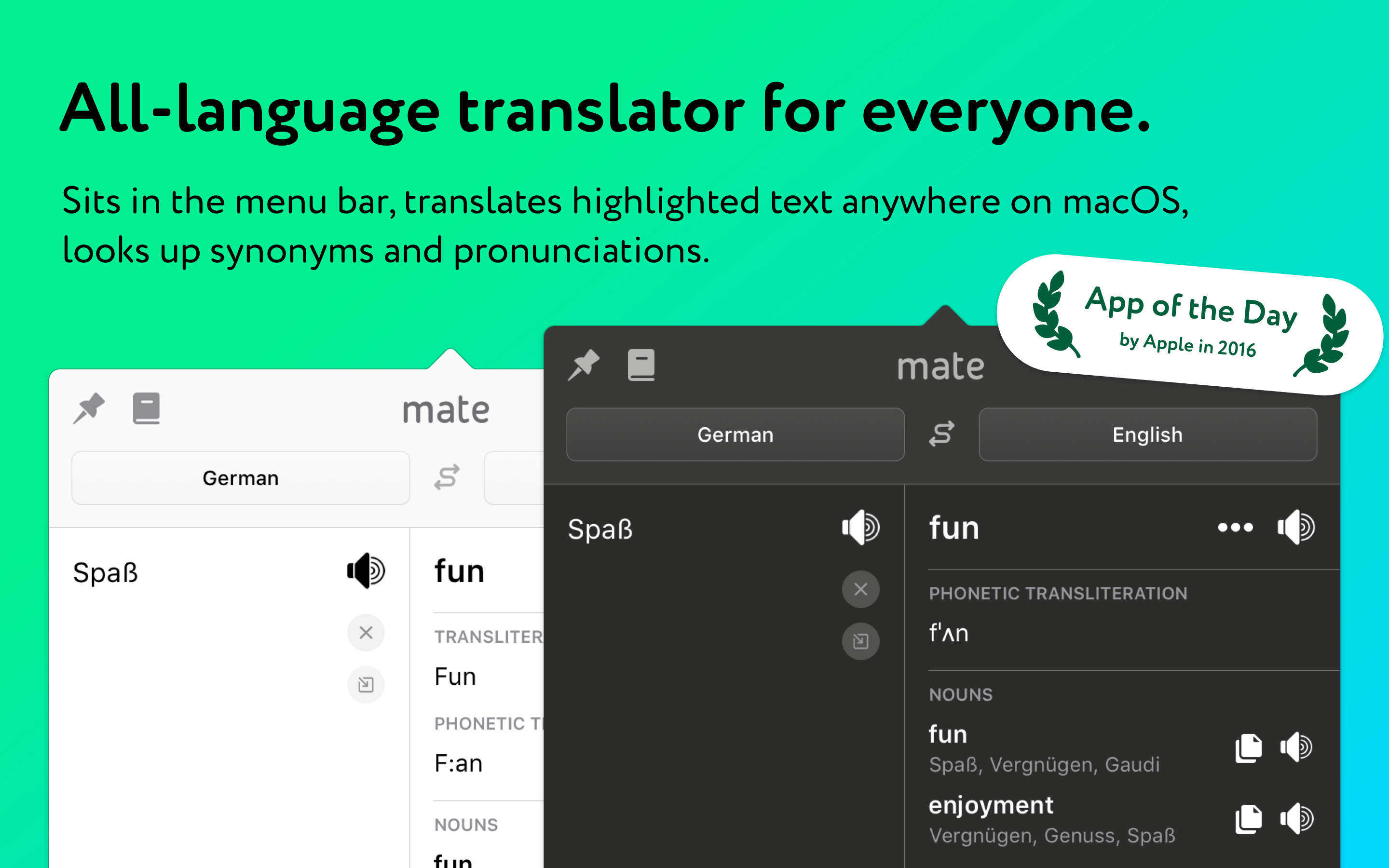mate translate android