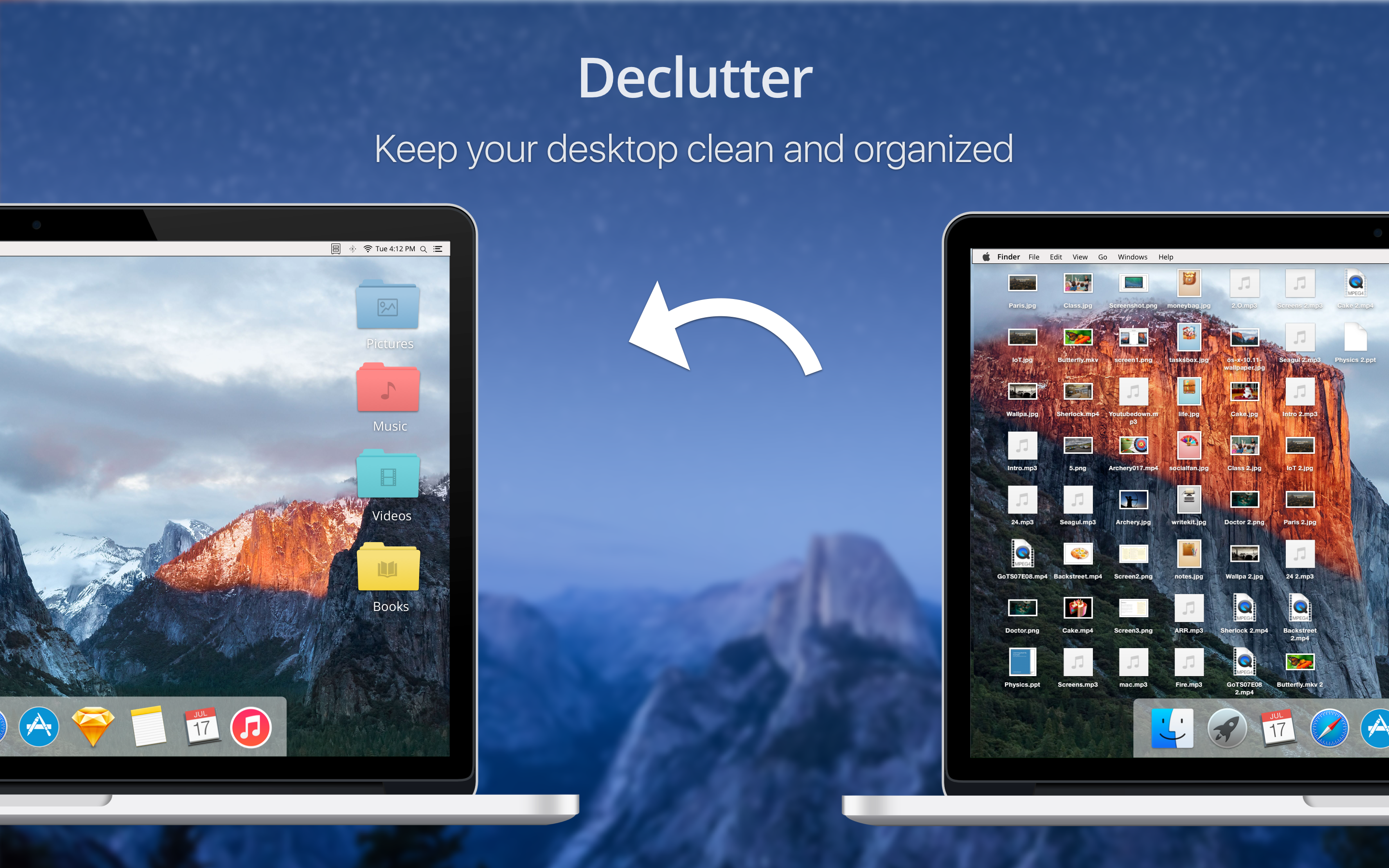 declutter mac clean