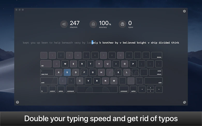 Keykey KeyKey Typing Tutor on Setapp | The best app to improve typing speed on Mac