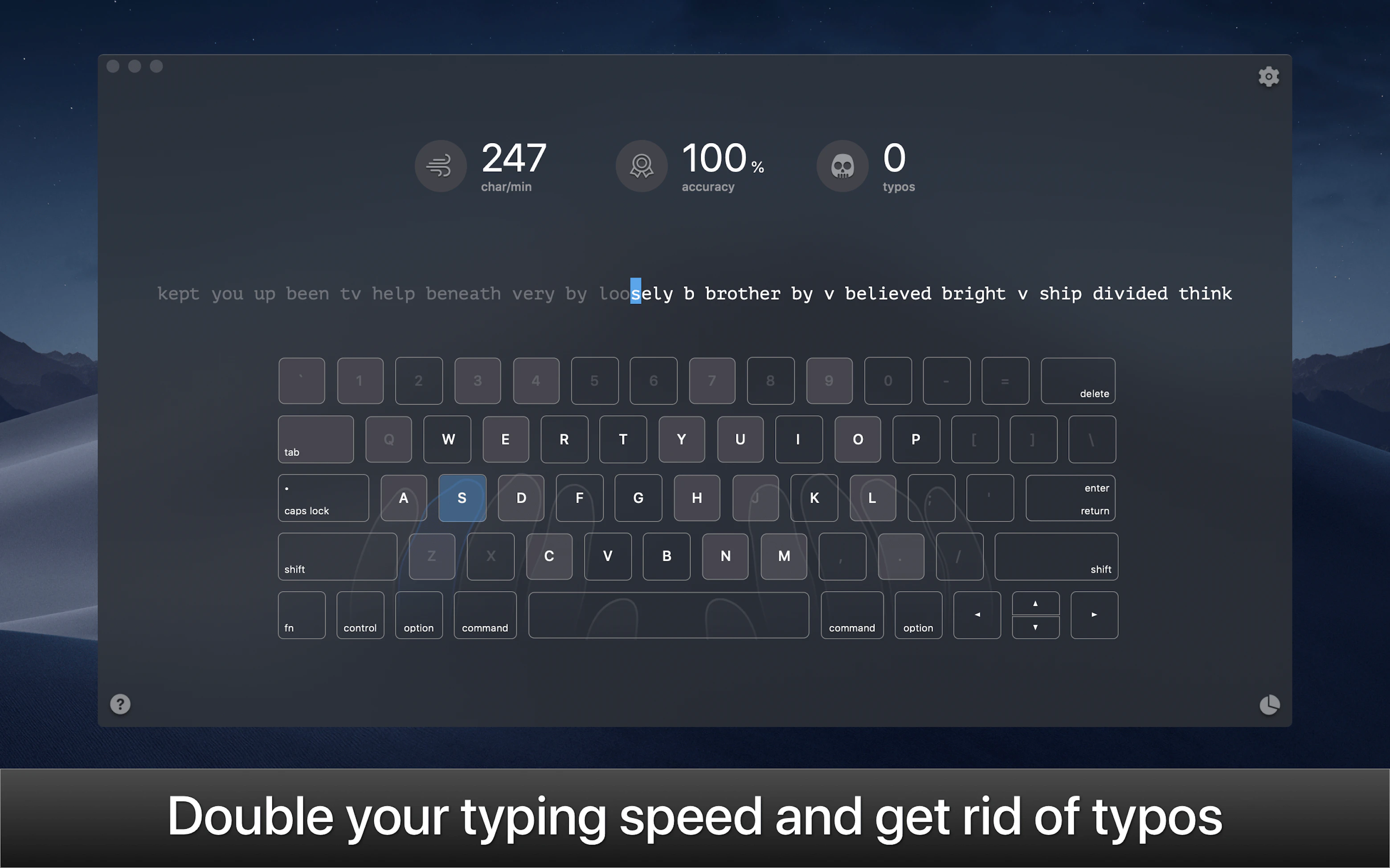 Keykey KeyKey Typing Tutor en Setapp | La mejor app para teclear más rápido en ...