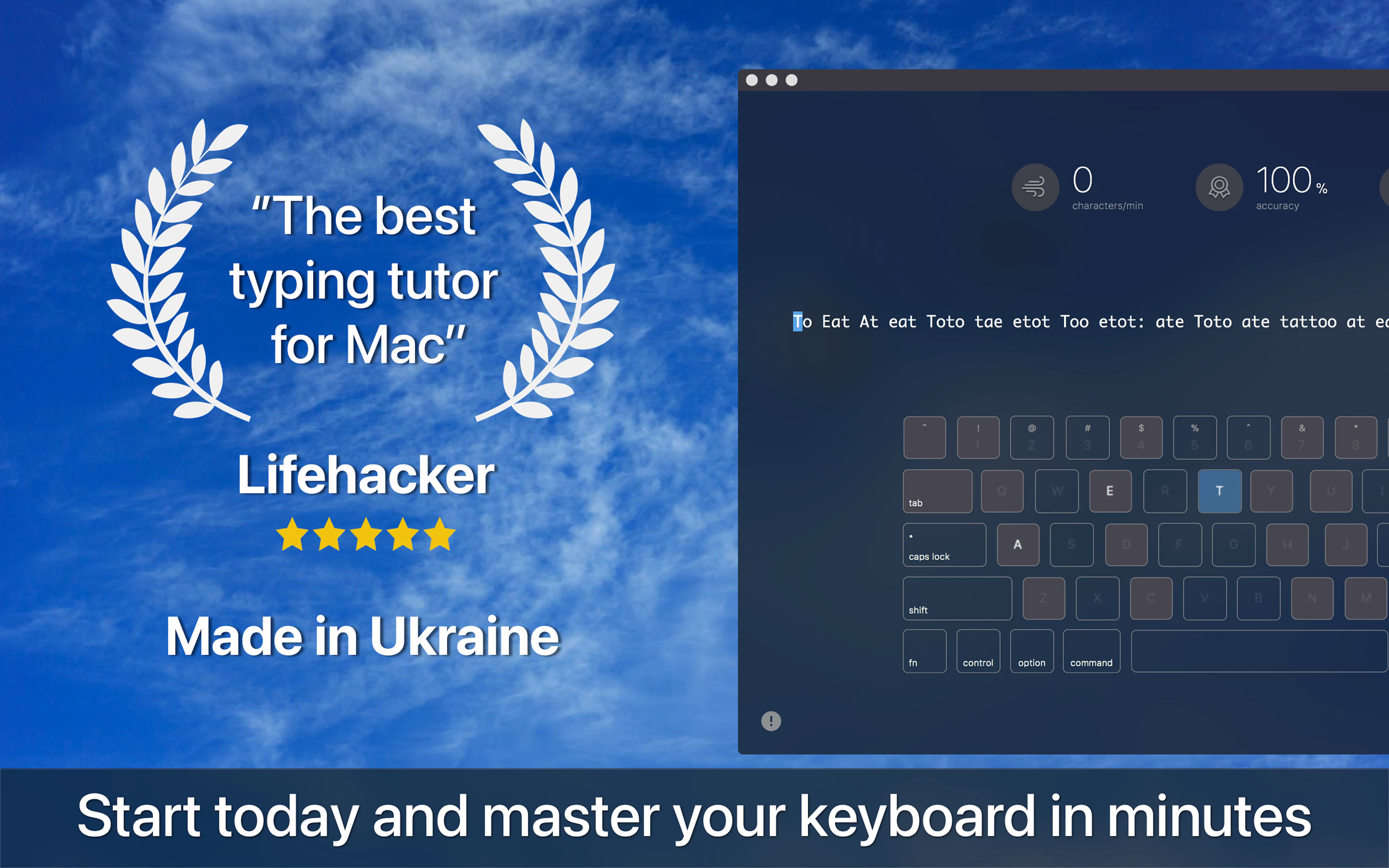 Keykey KeyKey Typing Tutor en Setapp | La mejor app para teclear más rápido en ...