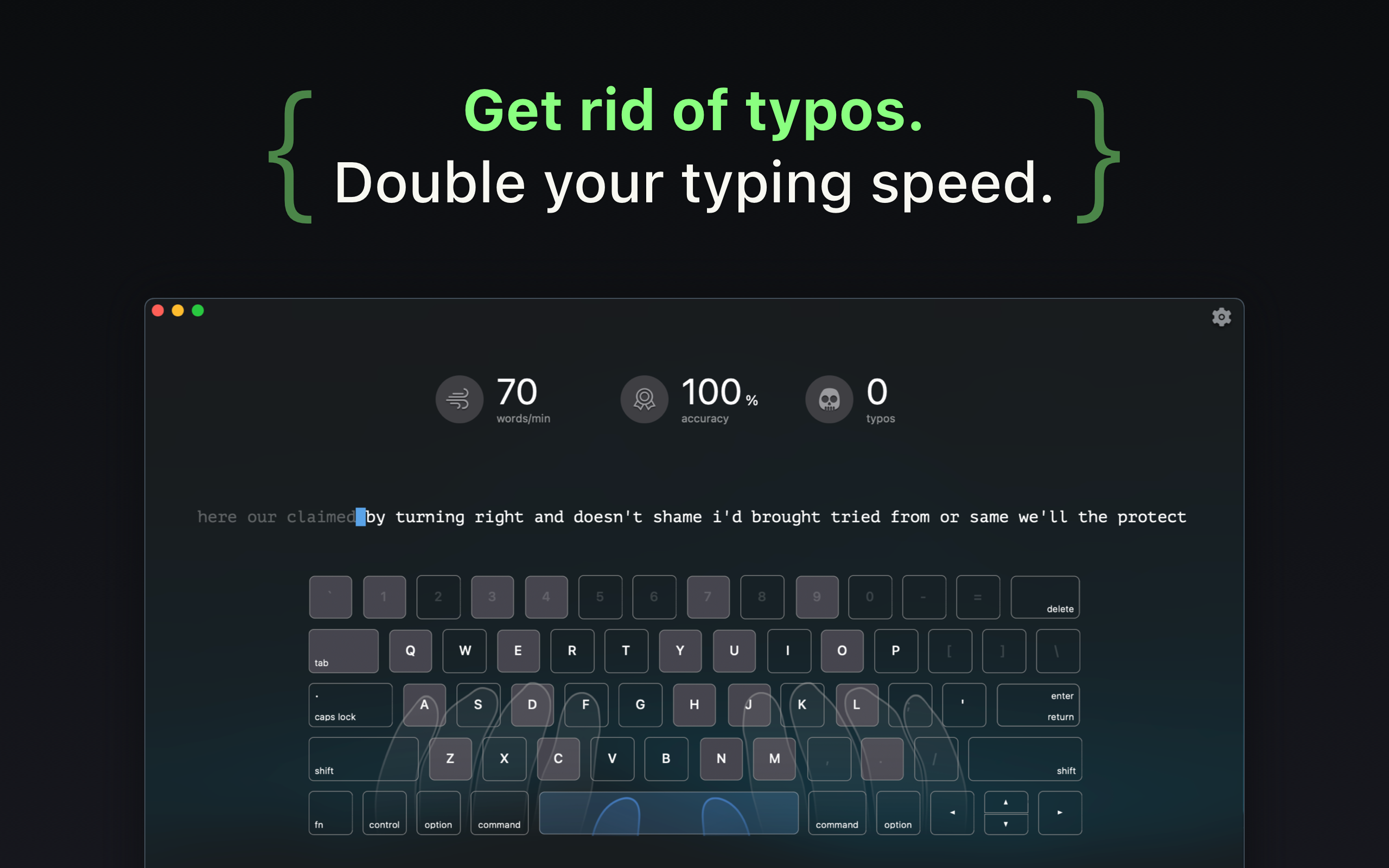 KeyKey Typing Tutor en Setapp | La mejor app para teclear más rápido en ...