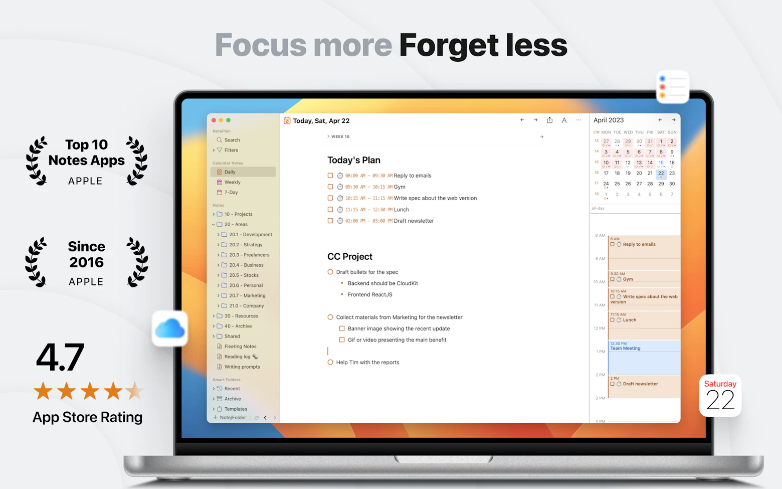 NotePlan on Setapp | Digital note-taking done right