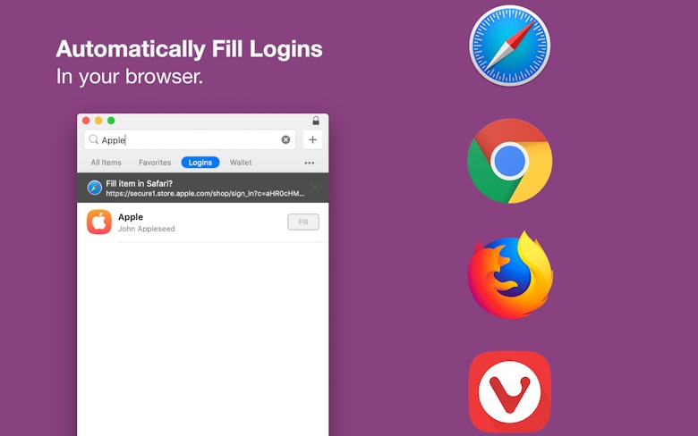 Automatically Fill Logins In your browser.