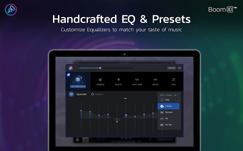 Handcrafted EQ & Presets Customize - Equalizers to match your taste of music