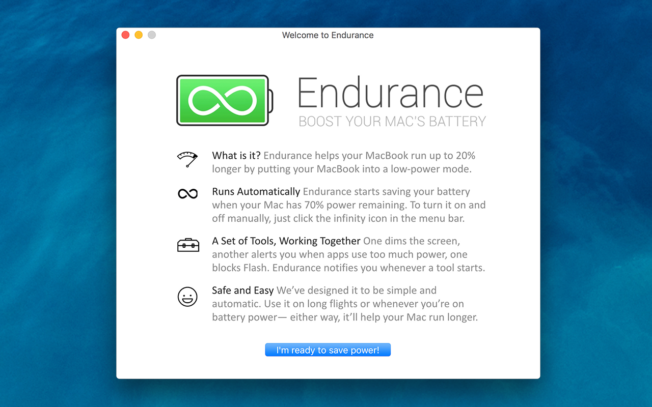 Endurance Save Battery On Your Mac Endurance Save Battery On Your Mac