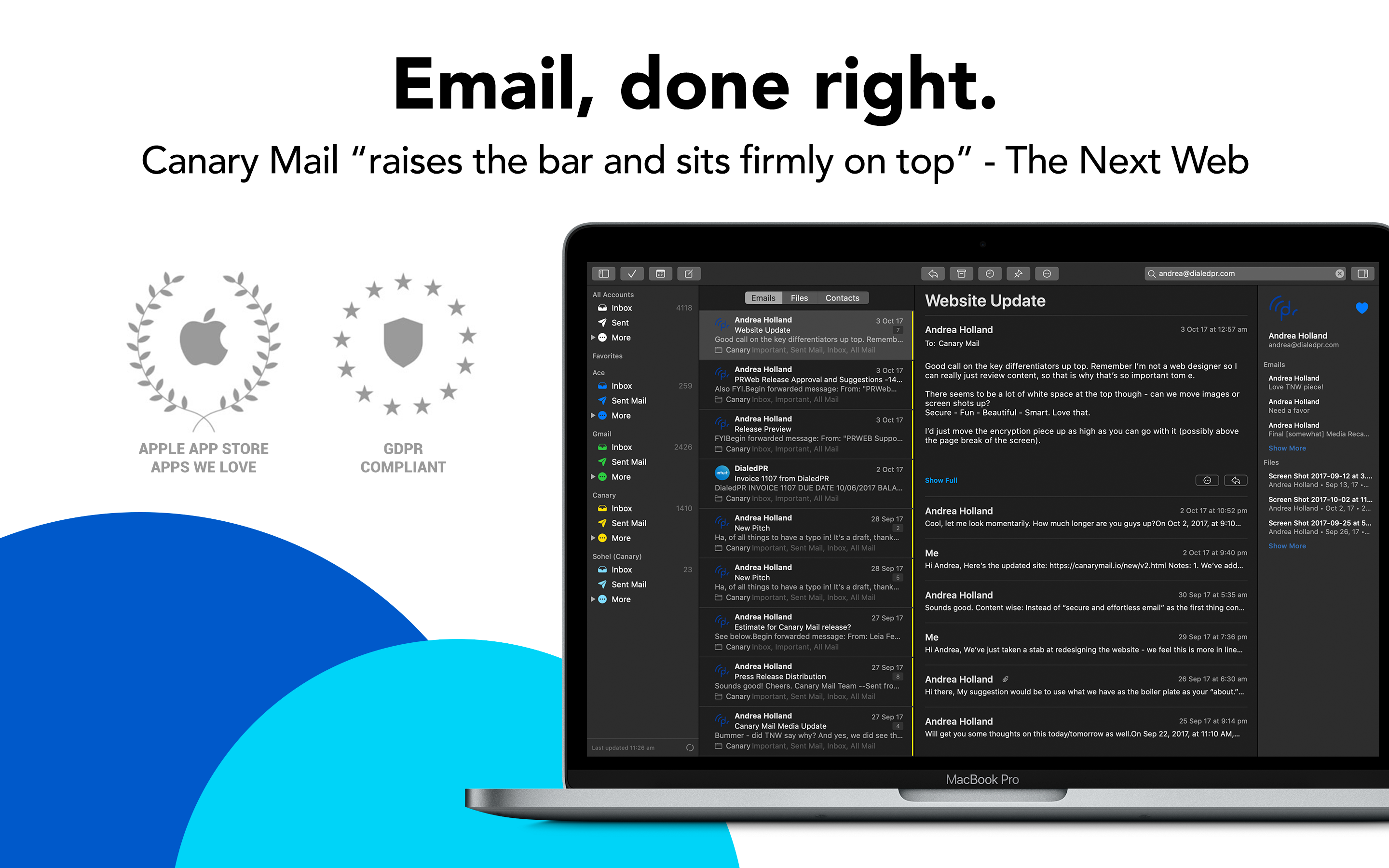 best way to use canary mail