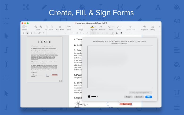Create, Fill, & Sign Forms