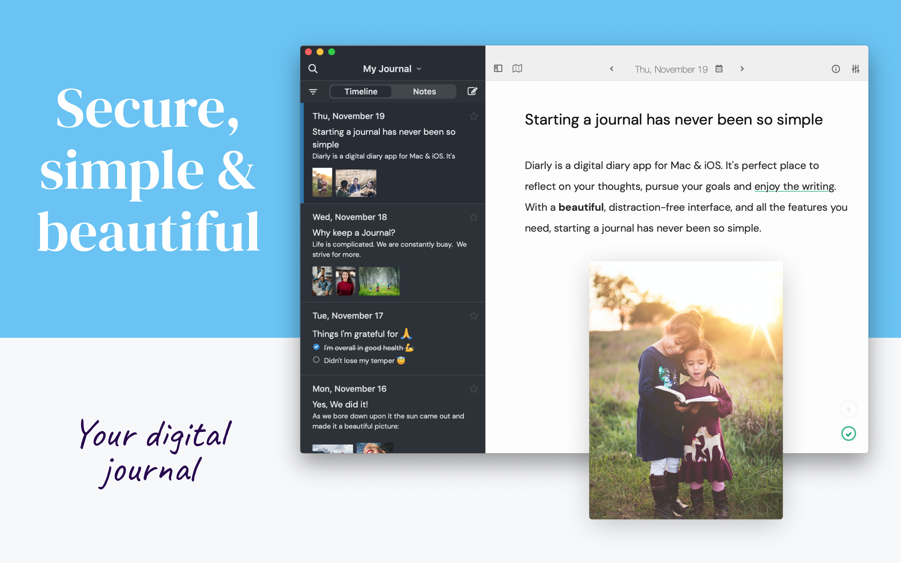 daily diary app for mac