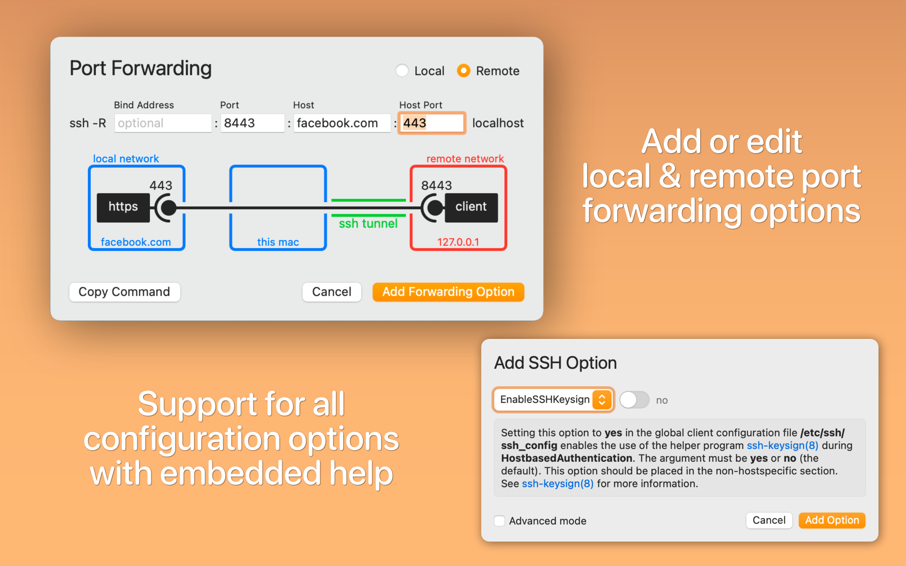 Intuitive Port Forwarding Visualization