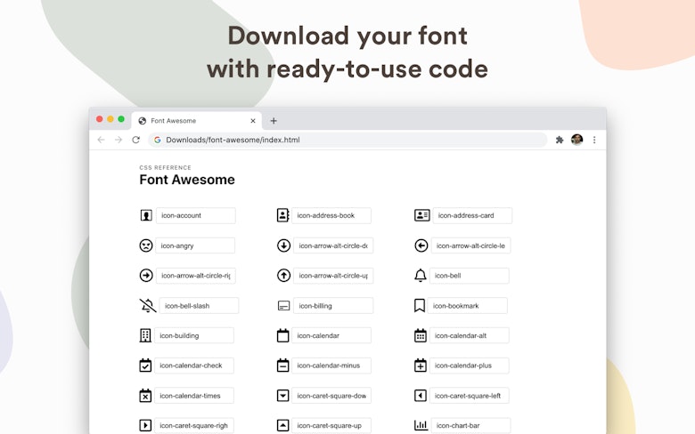 Download your font with ready-to-use code