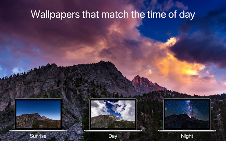 Wallpapers that match the time of day