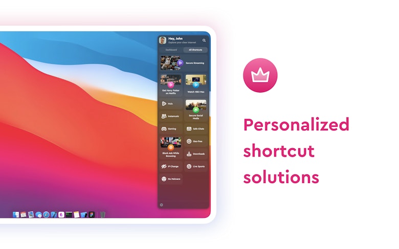 Personalized shortcut solutions