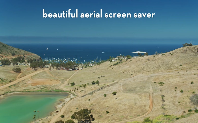 beautiful aerial screen saver