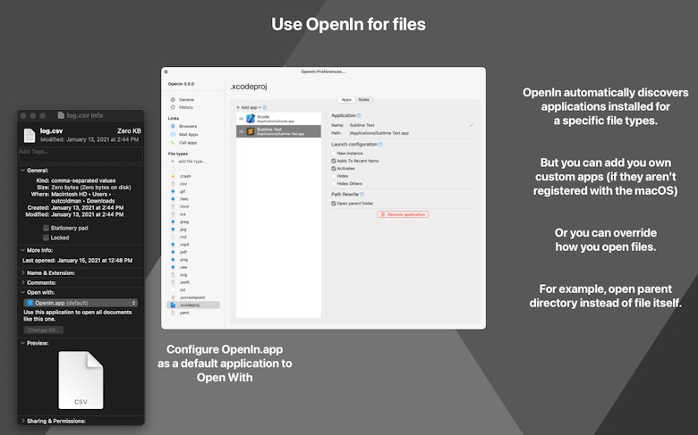 Use Openin for files