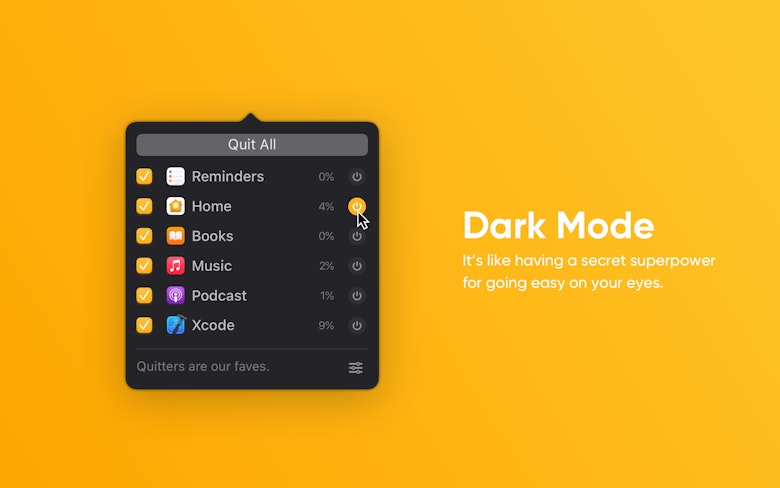Dark Mode - It's like having a secret superpower for going easy on your eyes.