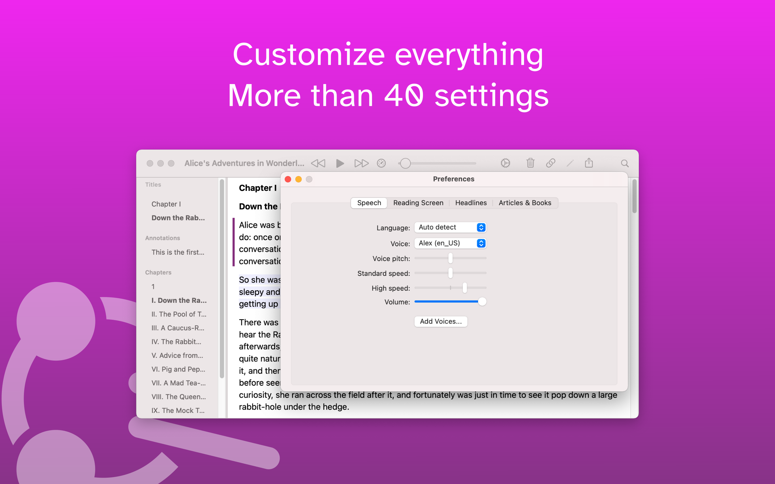 Speech Central Screenshot 2