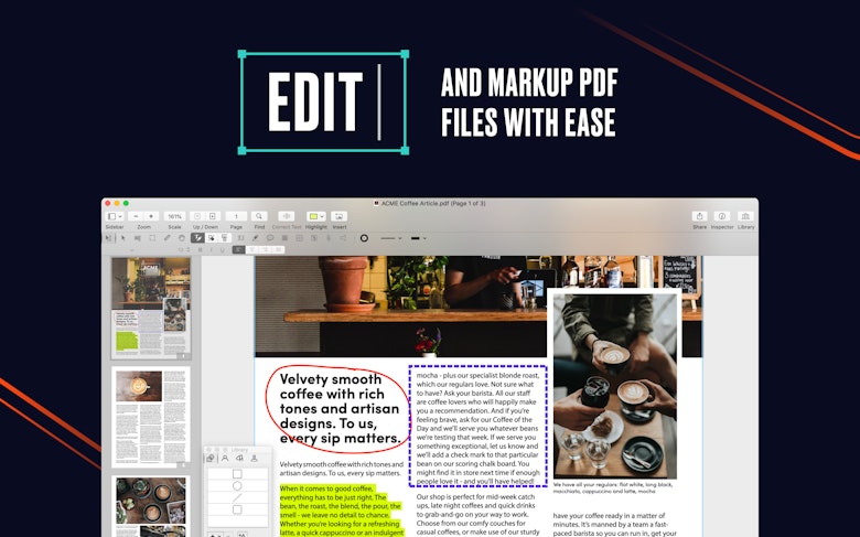 edit and markup pdf files with ease
