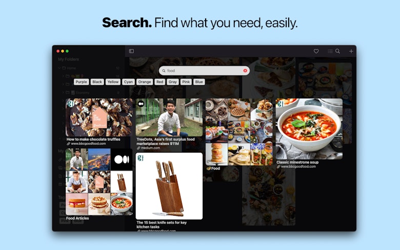 Search. Find what you need, easily