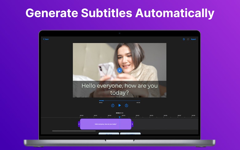 Generate Subtitles Automatically