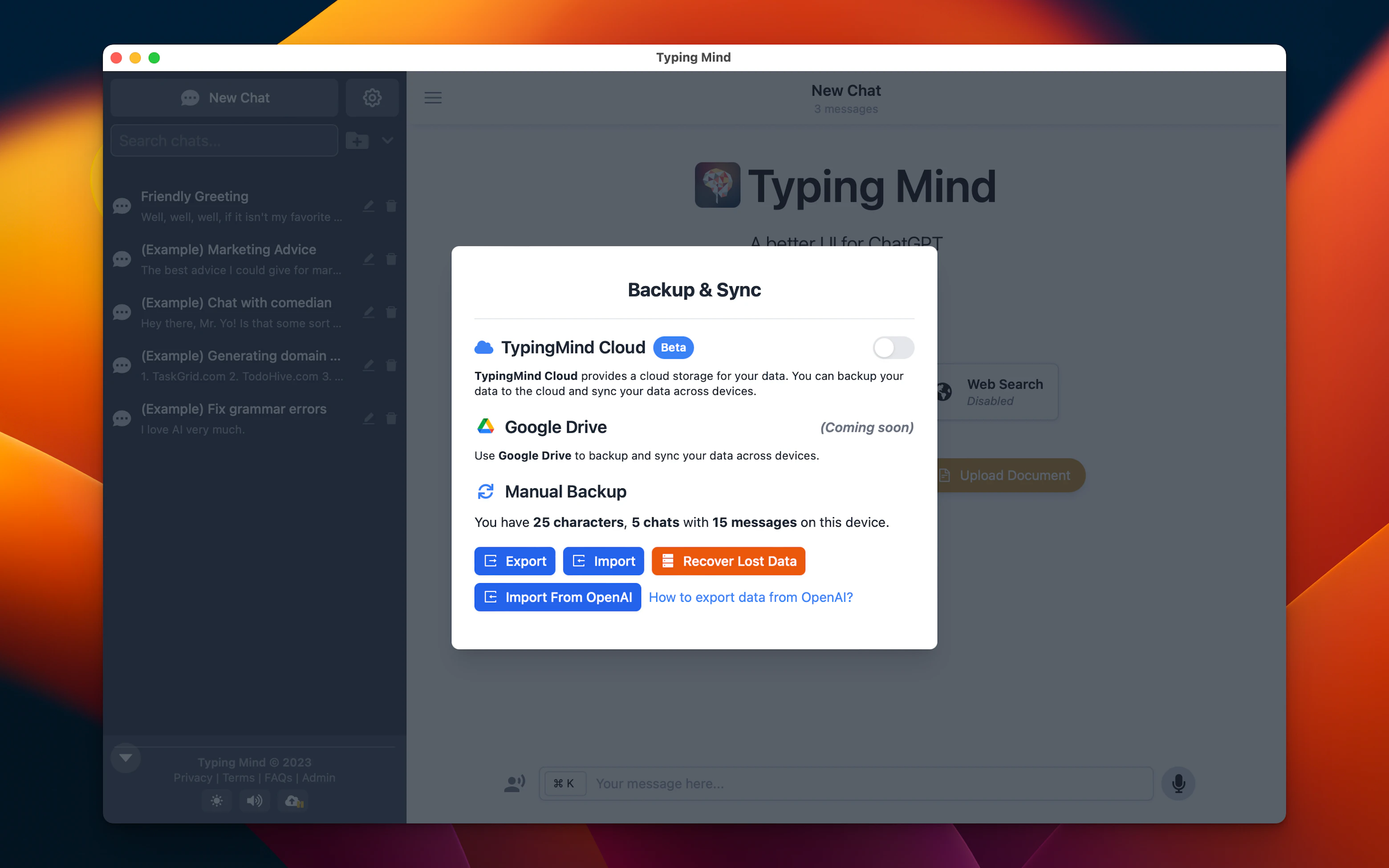 Typingmind Api TypingMind on Setapp | Use new UI to chat with AI