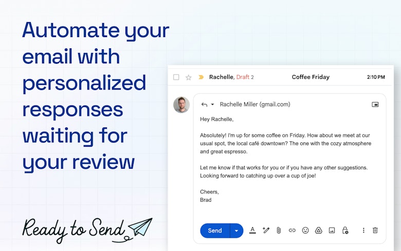 Automate your email with personalized responses waiting for your review
