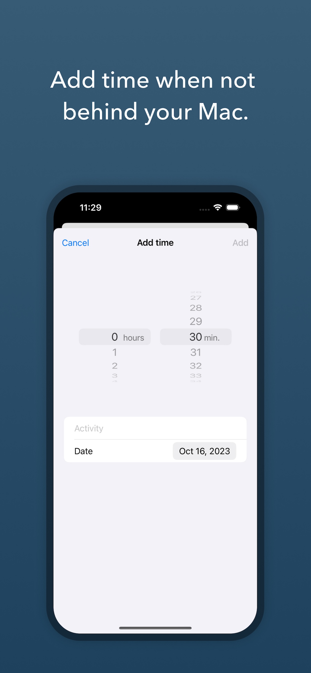 Daily on Setapp Simple time tracker