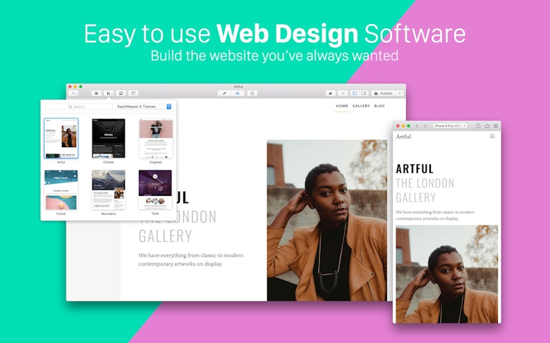 Easy to use Web Design Software. Build the website you've always wanted