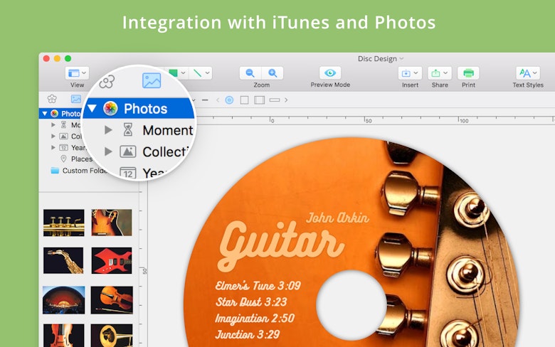 Integration with iTunes and Photos