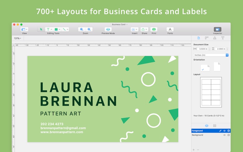 700+ Layouts for Business Cards and Labels